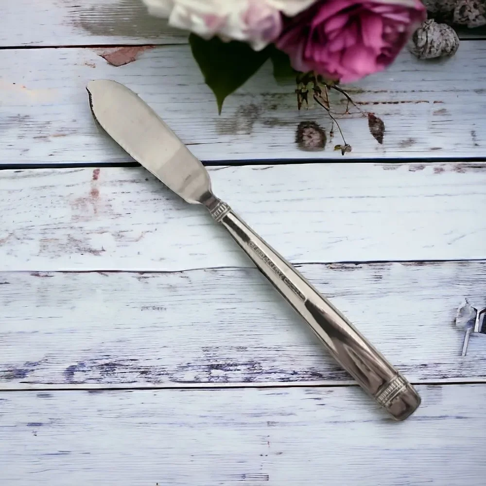 Reed & Barton Durham Butter Knife Stainless Everyday Glossy Silverware Flatware.